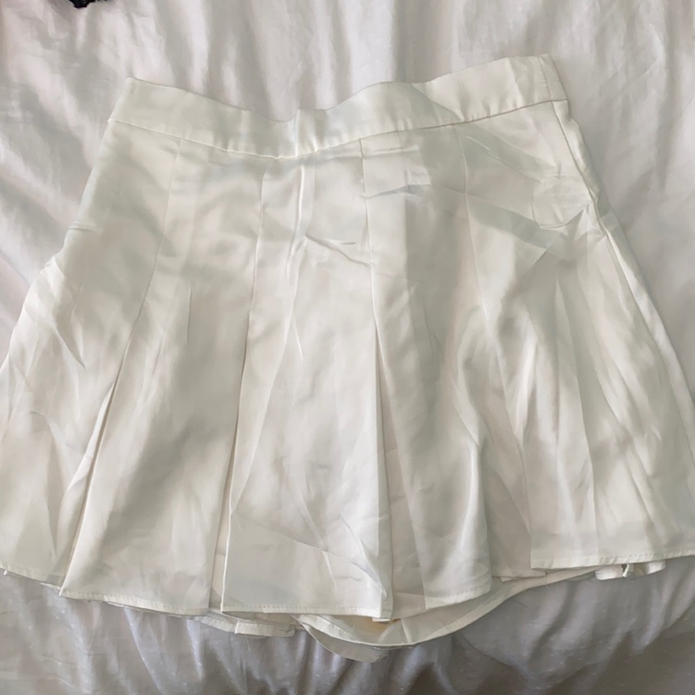 Soft White Tennis Skirt
